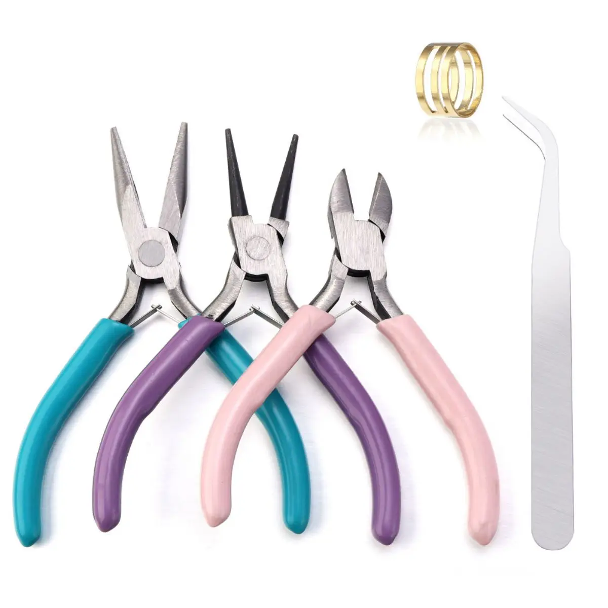 Art Craft Wire - ‌Portable 3-in-1 Jewelry Pliers Set for