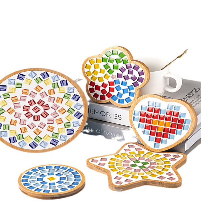 Mosaic Tile Supply - Bamboo Mosaic DIY Coasters Handmade Creative