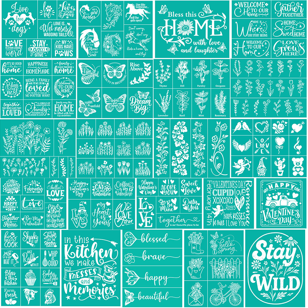 Silk Screen Printing - Silkscreen Stencil Reusable Self-Adhesive Silk Screen