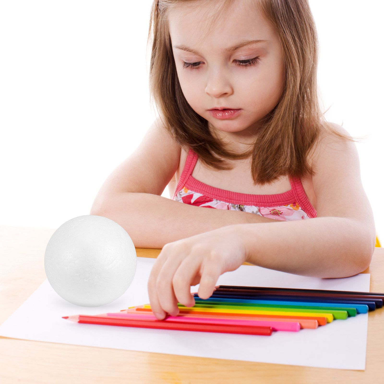 Art Craft Activities For Preschoolers - 10Pcs Foam Balls Solid 9Cm Children