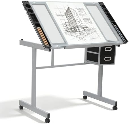 Art Craft Wood - Professional Drafting Table for Adults Teens,