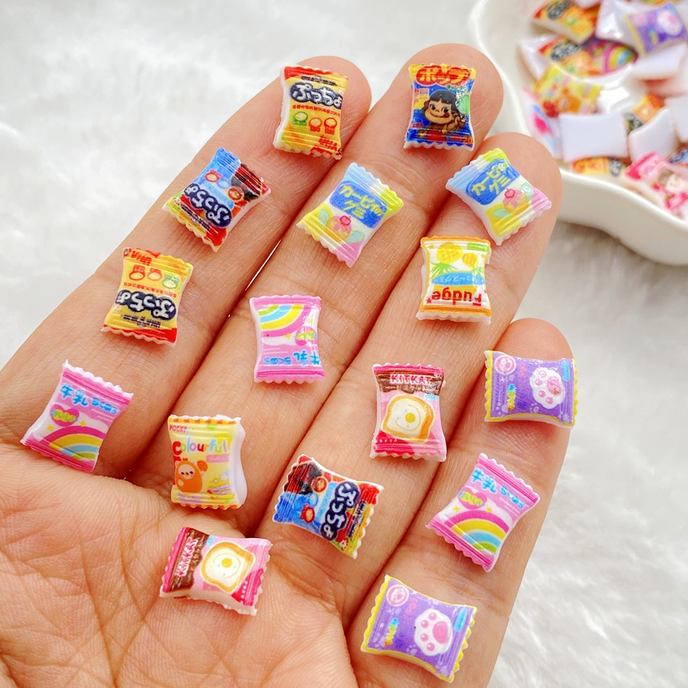 Art Craft Love - 50Pcs Mixed Nail Art Resin Cute