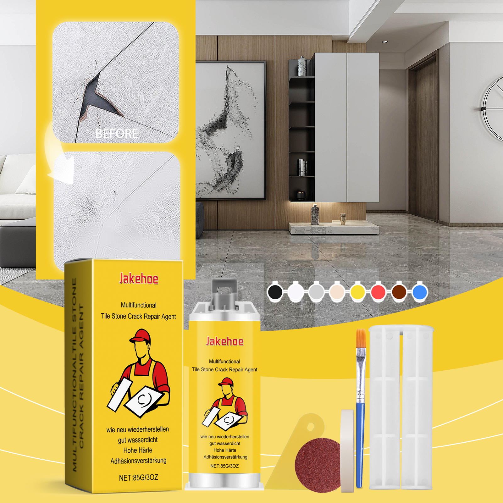 Mosaic Tile Supply - Multifunctional Tile Stone Crack Repair Kit