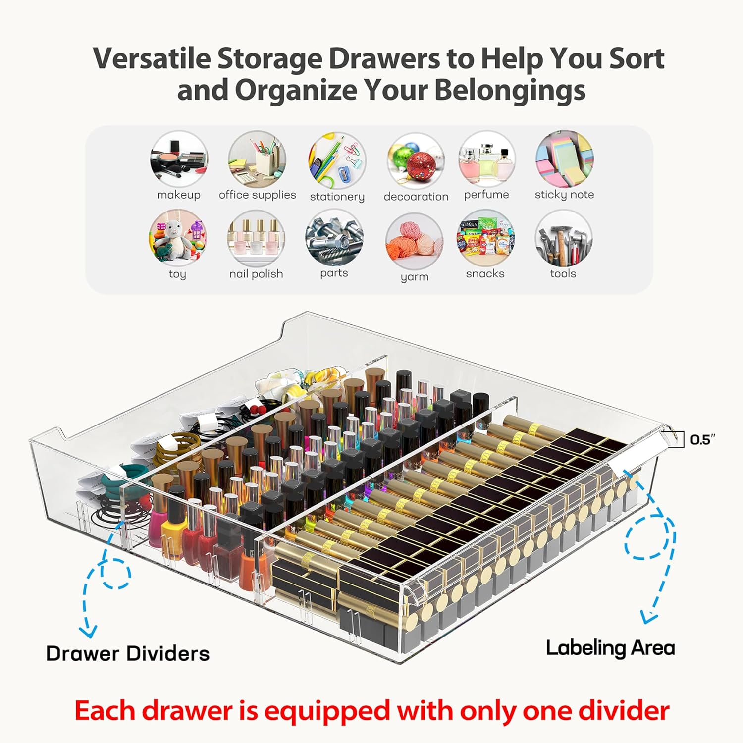 Storage Drawer Cart, Mobile Ca - Art Craft Wood recensie en prijs