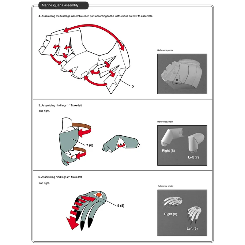 Marine Iguana Origami Art Mini - Art Craft Center recensie en prijs
