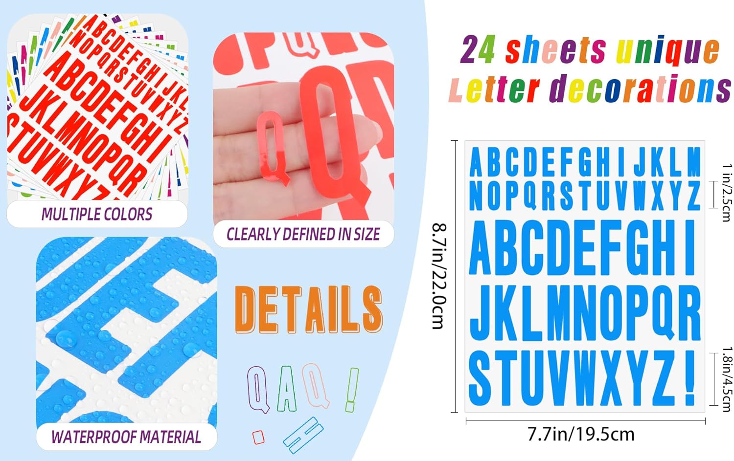 12 sheets 1 inch 2 inch Letter - Art And Craft Letter Z recensie en prijs