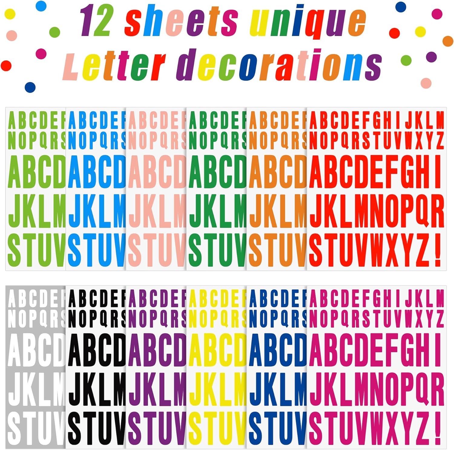 12 sheets 1 inch 2 inch Letter - Art And Craft Letter Z recensie en prijs