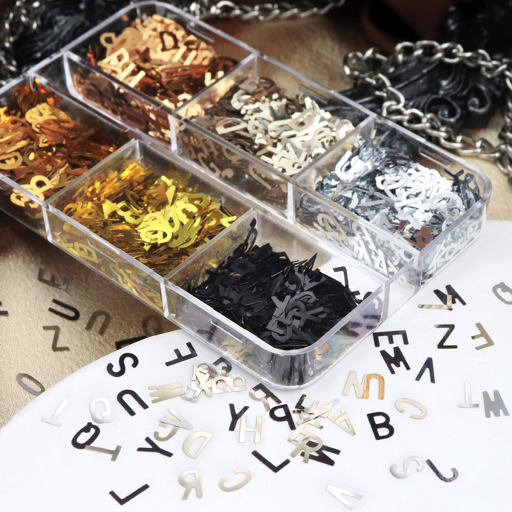 6-Grid Box Metallic Alphabet N - Art And Craft Letter Z recensie en prijs