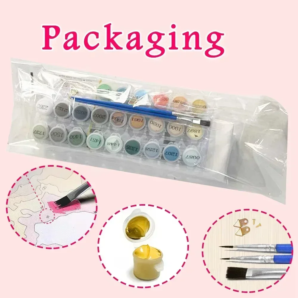 1pc frameless DIY Digital Oil  - Art Craft Love recensie en prijs