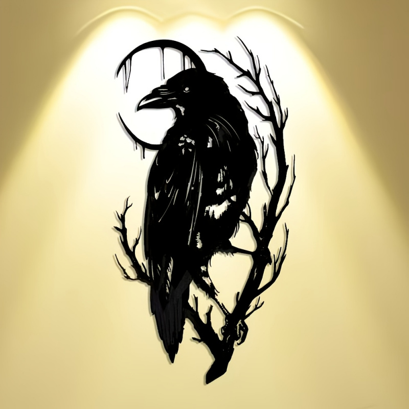 Branch and Crow Metal Sign，Hal - Art Craft And Design recensie en prijs