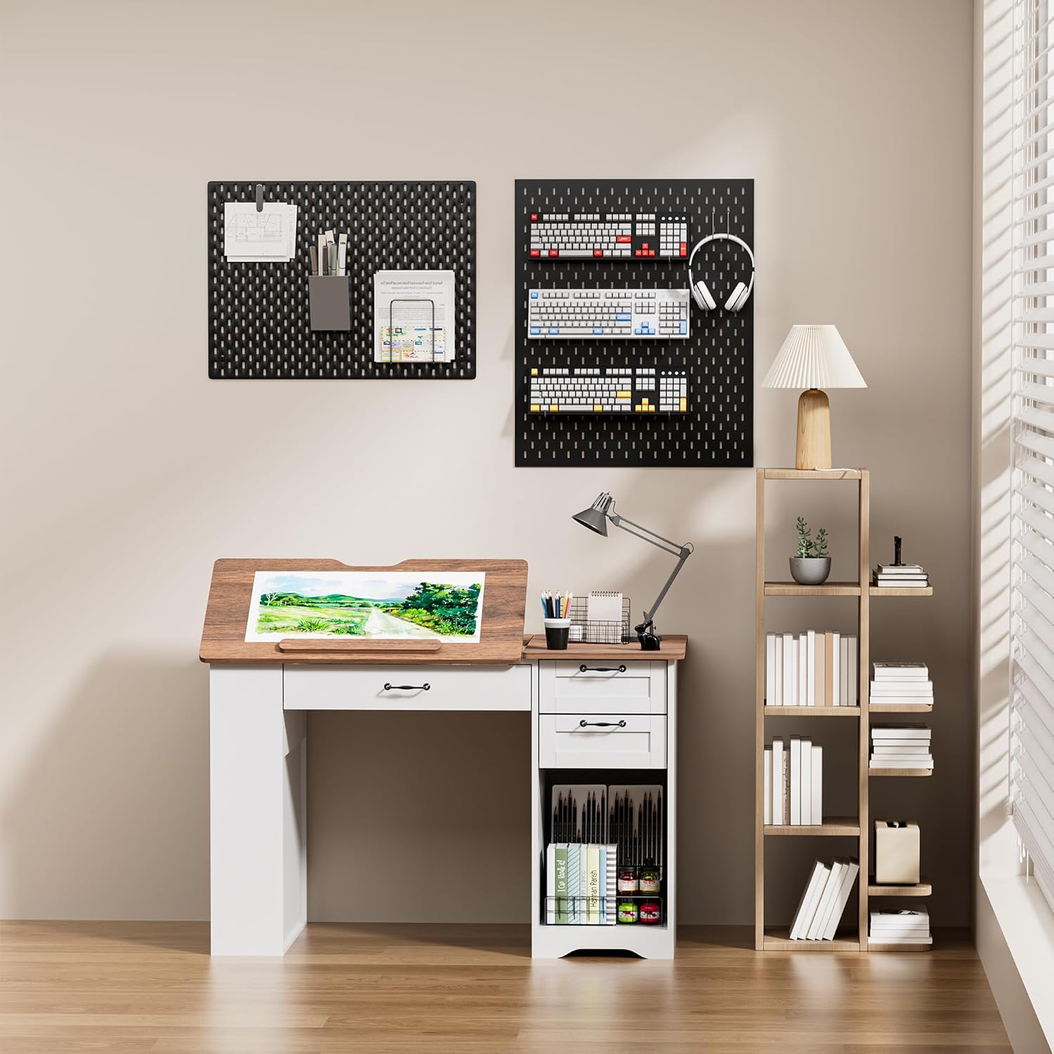 Drafting Table with Storage Ca - Art Craft Us recensie en prijs