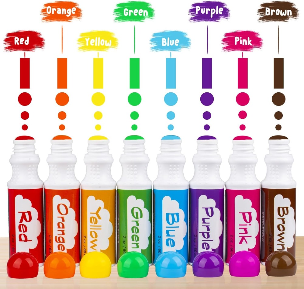 8 Color Dot Markers for Toddle - Art Craft Activities For Preschoolers recensie en prijs