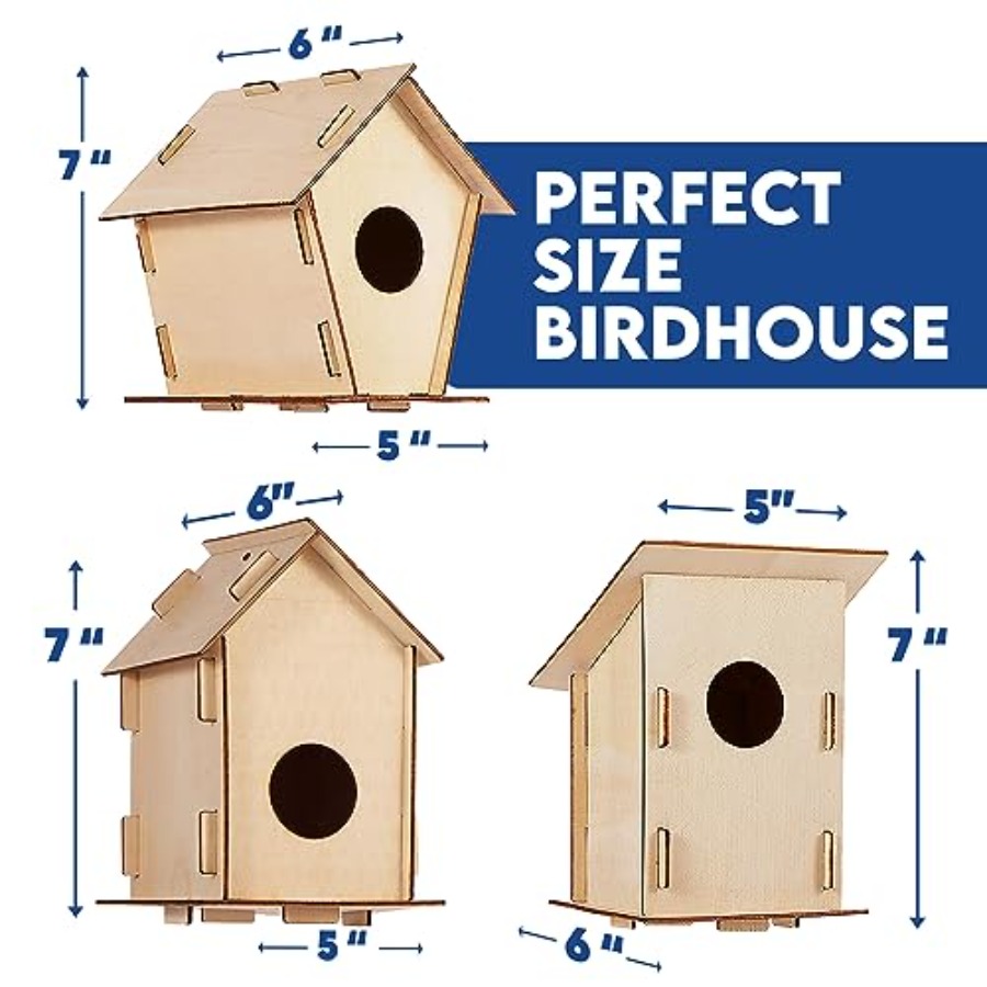 Kit - Unfinished Wood Bird Hou - Art Craft Wood recensie en prijs