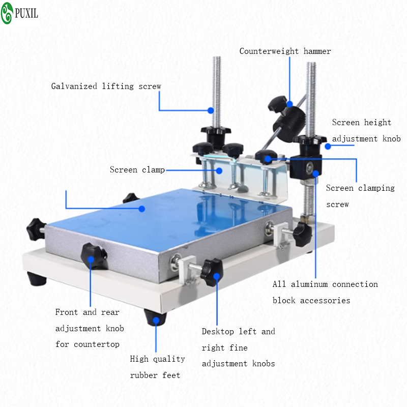 Small Manual Flat Bed Silk Scr - Silk Screen Printing recensie en prijs
