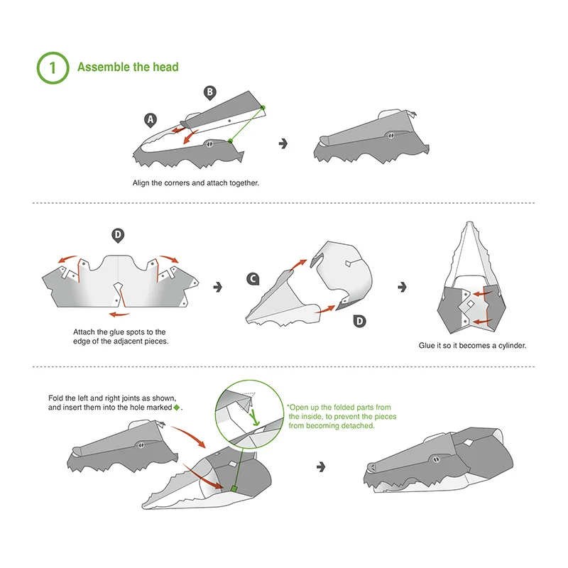 Crocodile Folding Origami Art  - Art Craft Center recensie en prijs