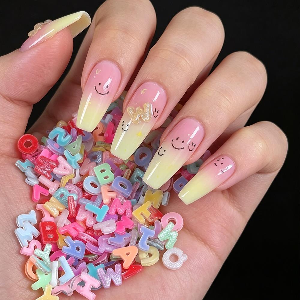100Pcs 3D Colorful Letter Nail - Art And Craft Letter Z recensie en prijs