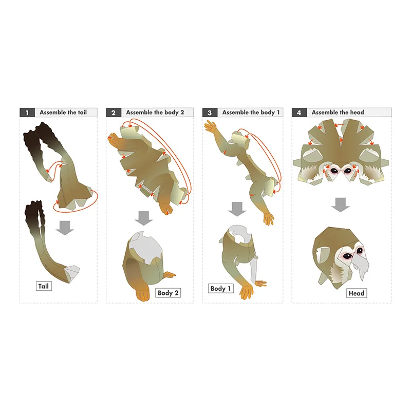 Squirrel Monkey Origami Art Fo - Art Craft Center recensie en prijs
