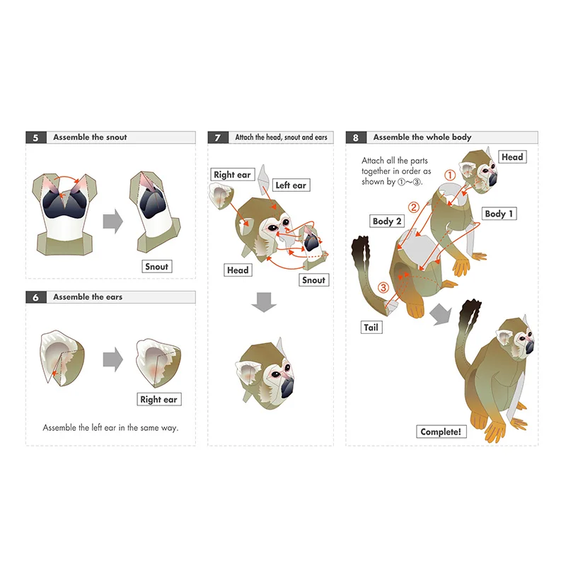 Squirrel Monkey Origami Art Fo - Art Craft Center recensie en prijs