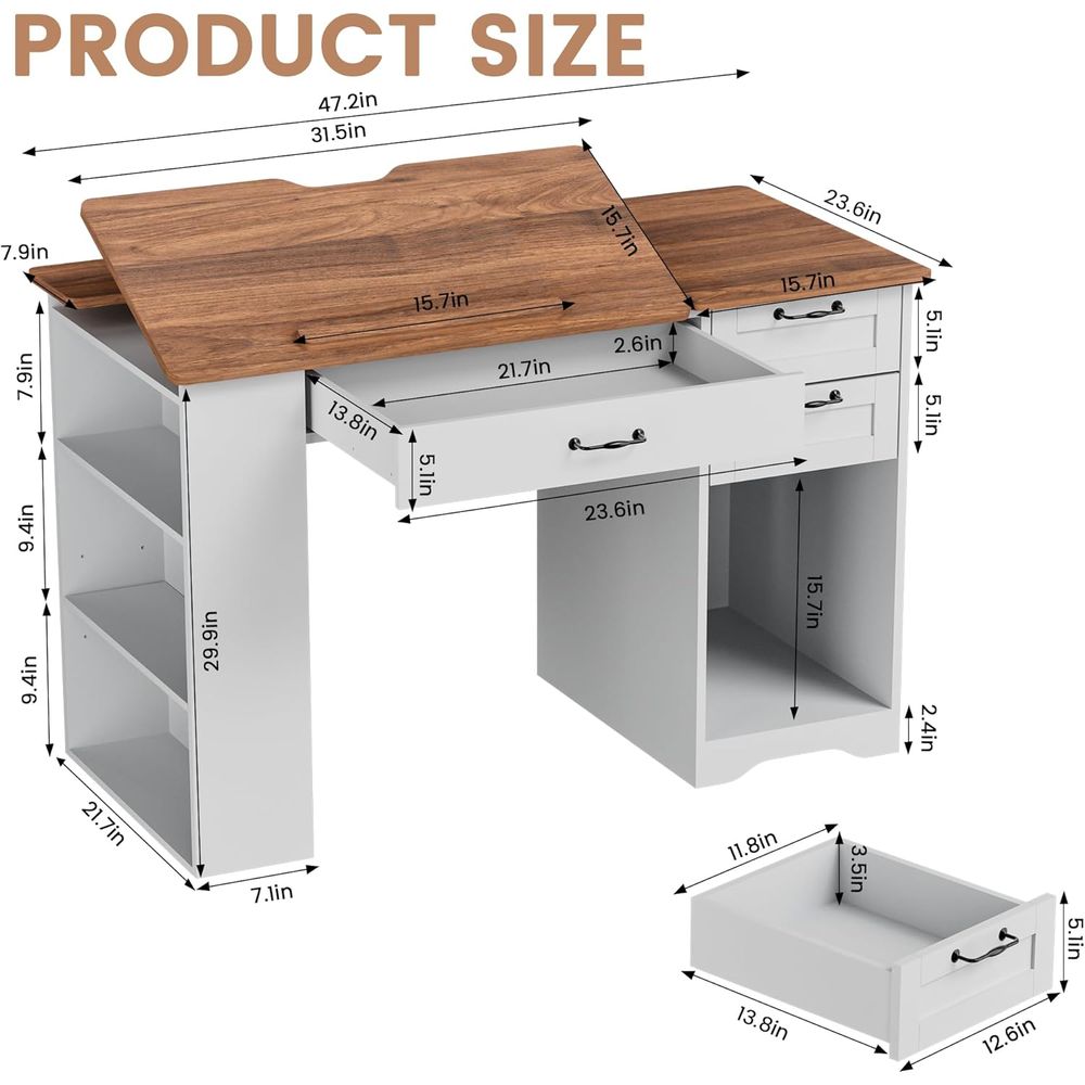 Drating Table with Storage Cab - Art & Craft Paper For Kids recensie en prijs