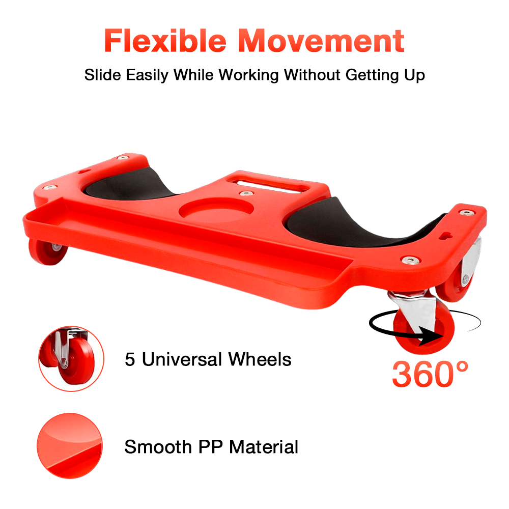 Rolling Knee Pad Slide With Wh - Mosaic Tile Supply recensie en prijs