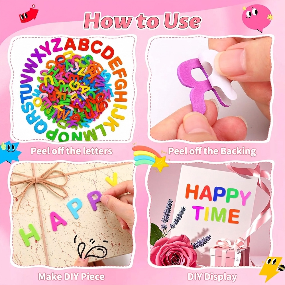 EVA Foam Letter Stickers Self  - Art And Craft Letter Z recensie en prijs
