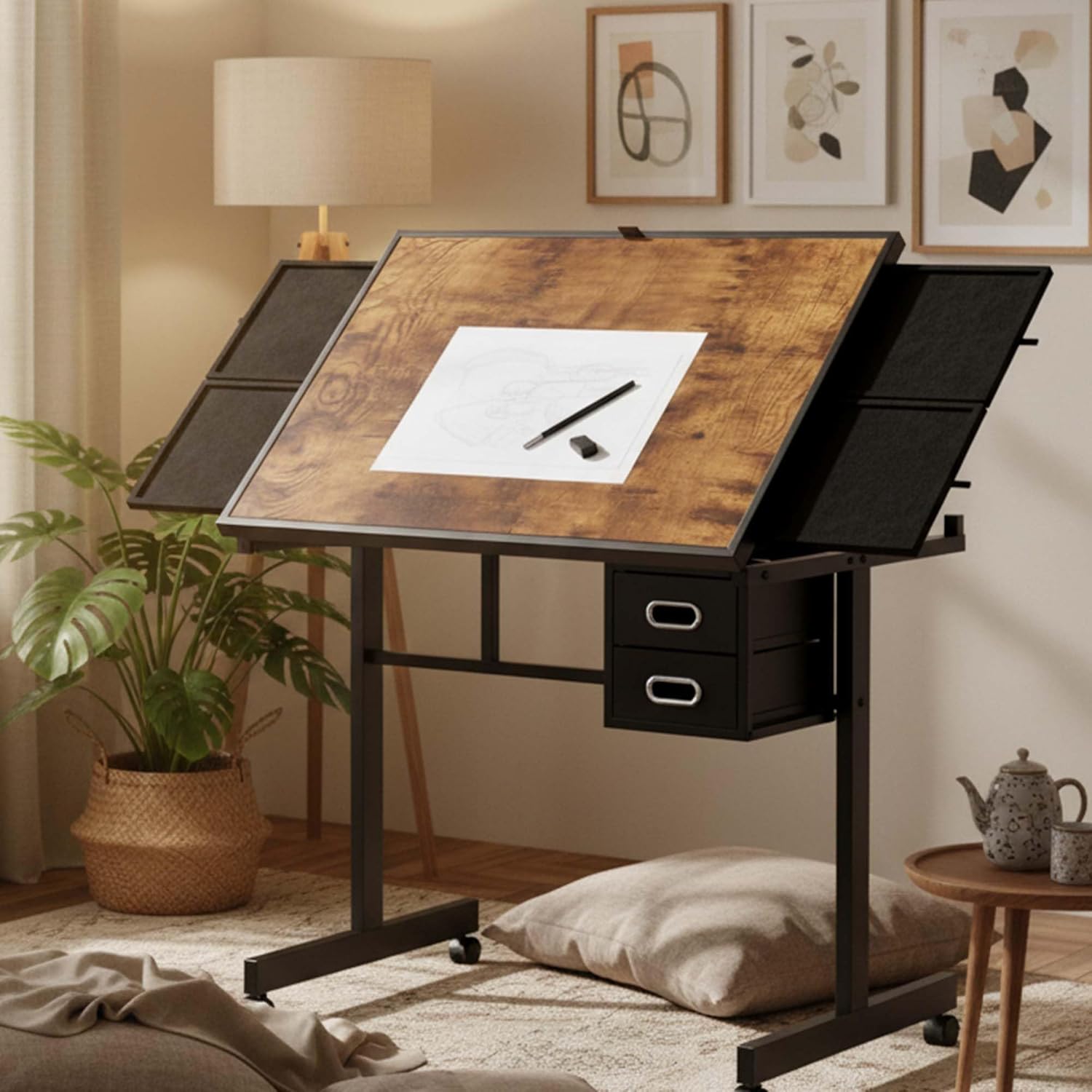 Adjustable Drafting Table with - Art And Craft Studio recensie en prijs