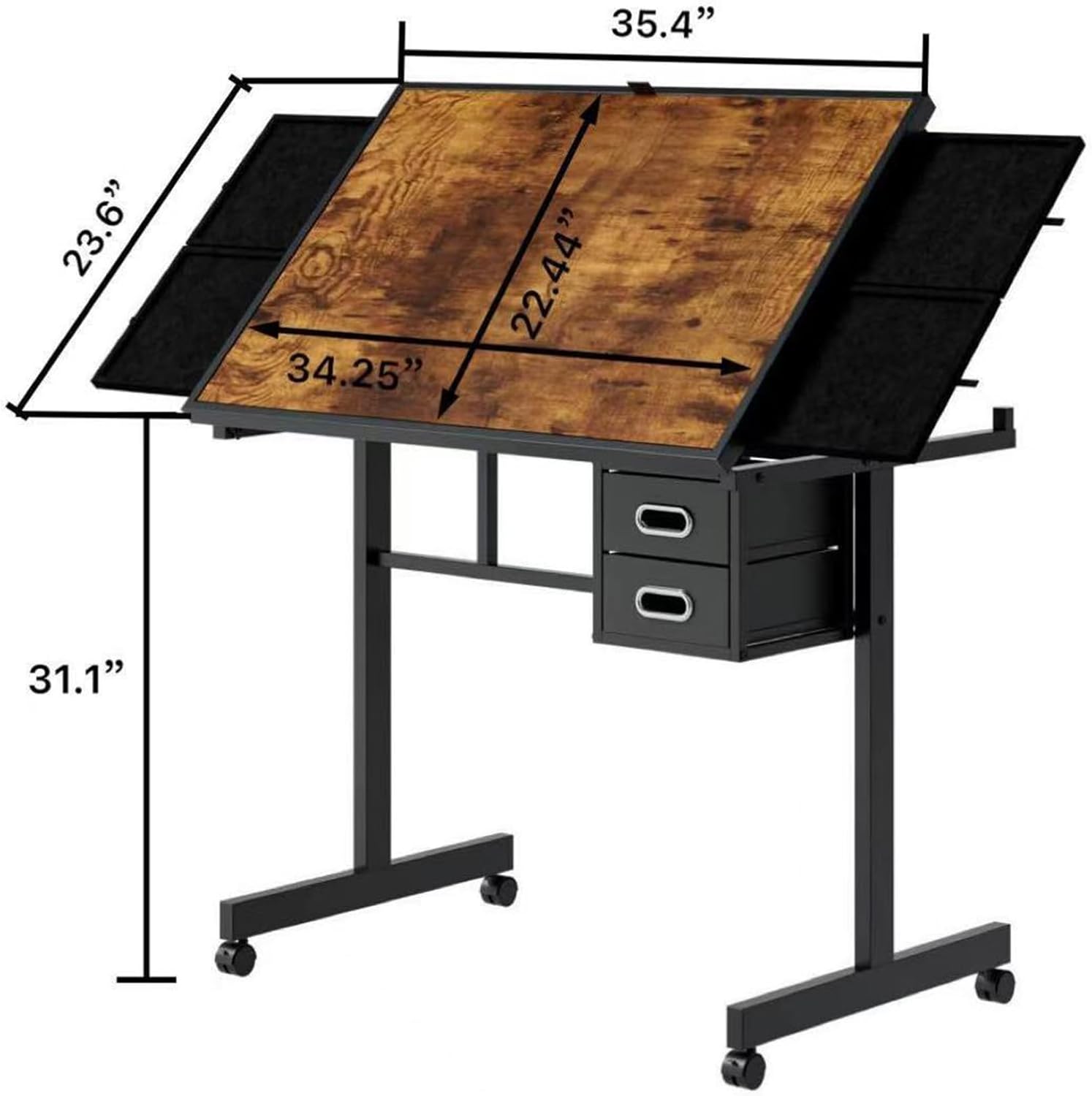 Adjustable Drafting Table with - Art And Craft Studio recensie en prijs