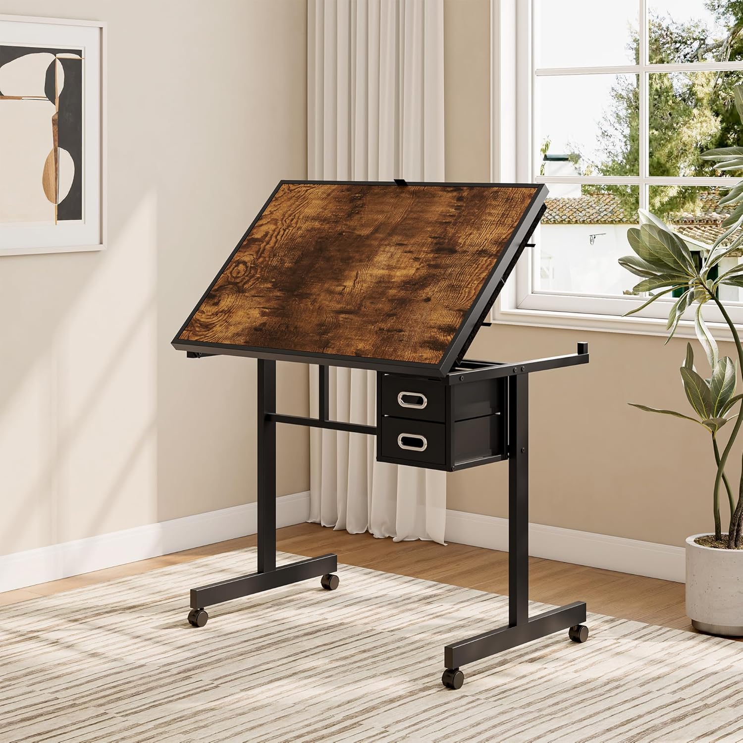 Adjustable Drafting Table with - Art And Craft Studio recensie en prijs