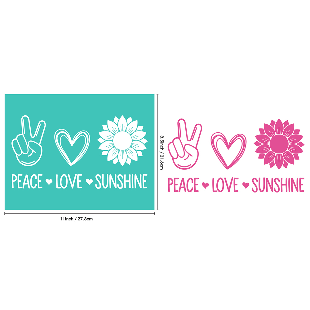 Peace and Love Silkscreen Sten - Silk Screen Printing recensie en prijs