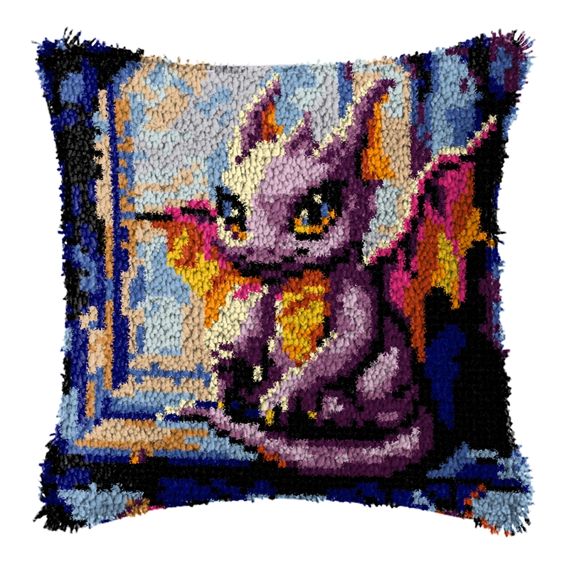 Dinosaur Latch Hook Pillow Kit - Dinosaur And Craft recensie en prijs