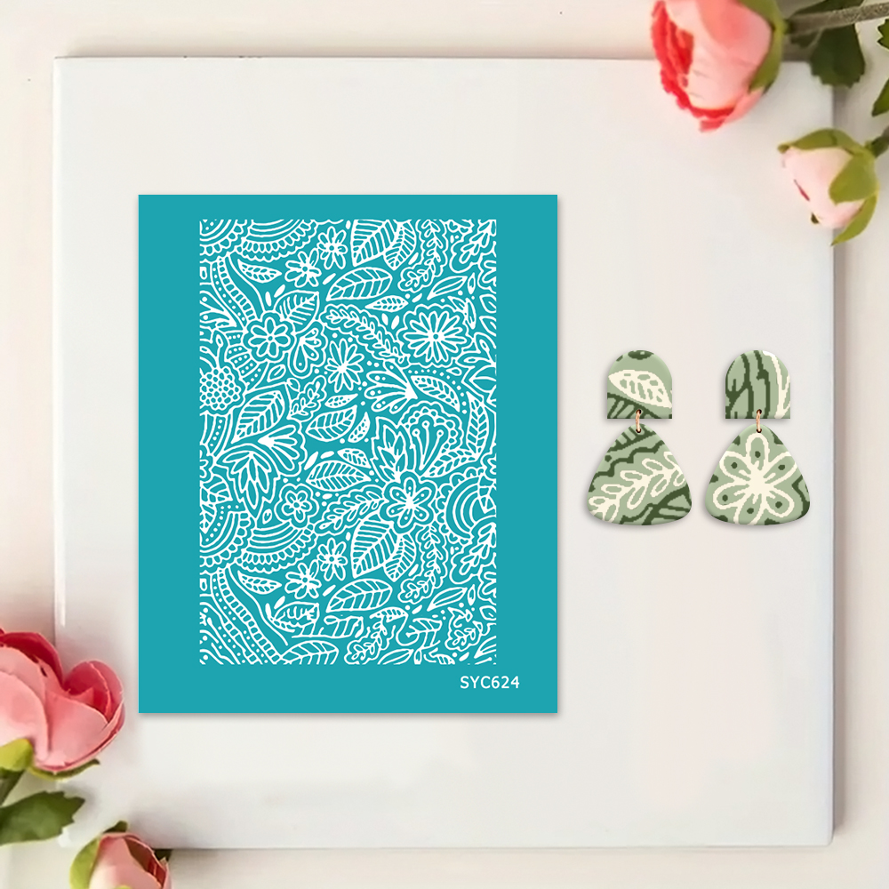 Polymer Clay Silk Screen Stenc - Silk Screen Printing recensie en prijs
