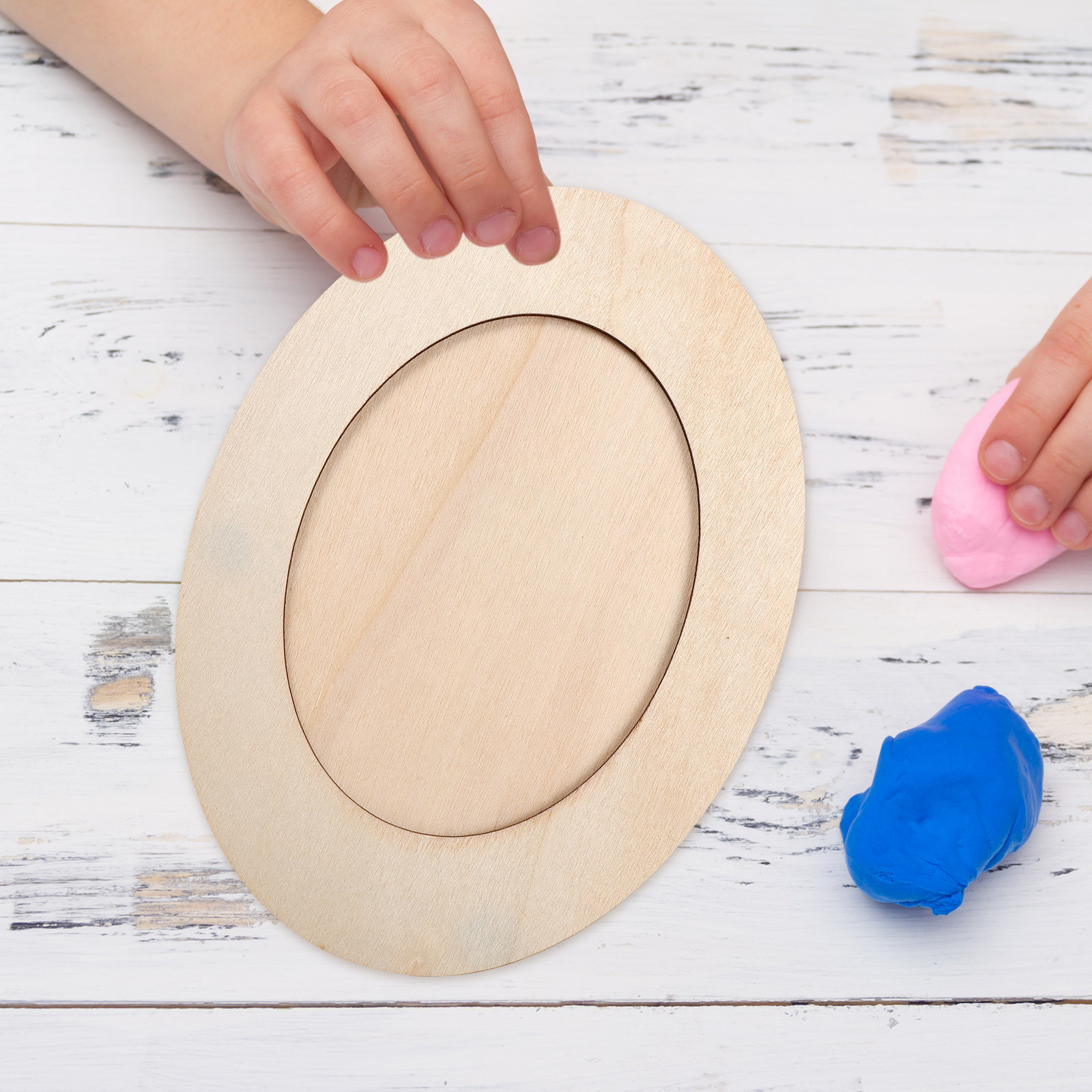 Unfinished Oval Wooden Picture - Art Craft Activities For Preschoolers recensie en prijs