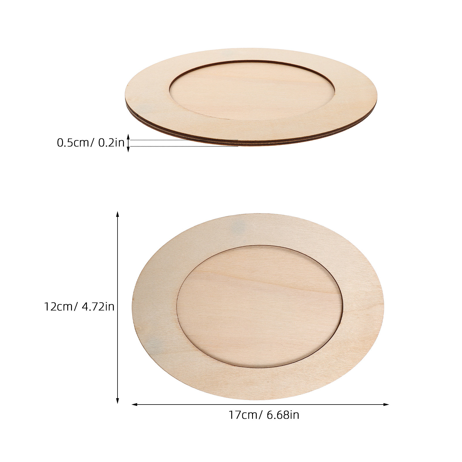 Unfinished Oval Wooden Picture - Art Craft Activities For Preschoolers recensie en prijs