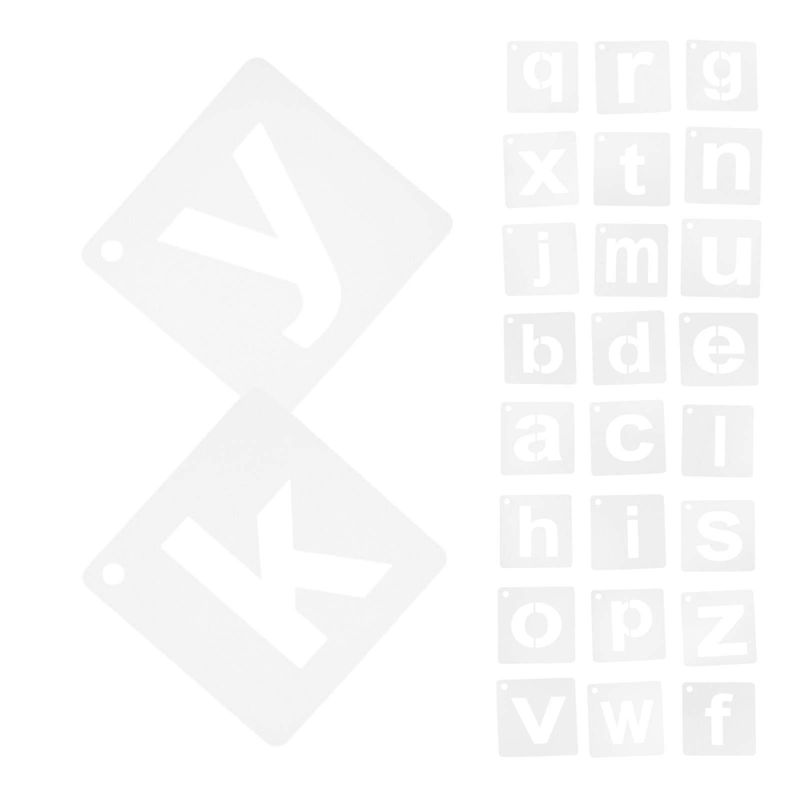 1Set Reusable Plastic A-Z Sten - Art And Craft Letter Z recensie en prijs