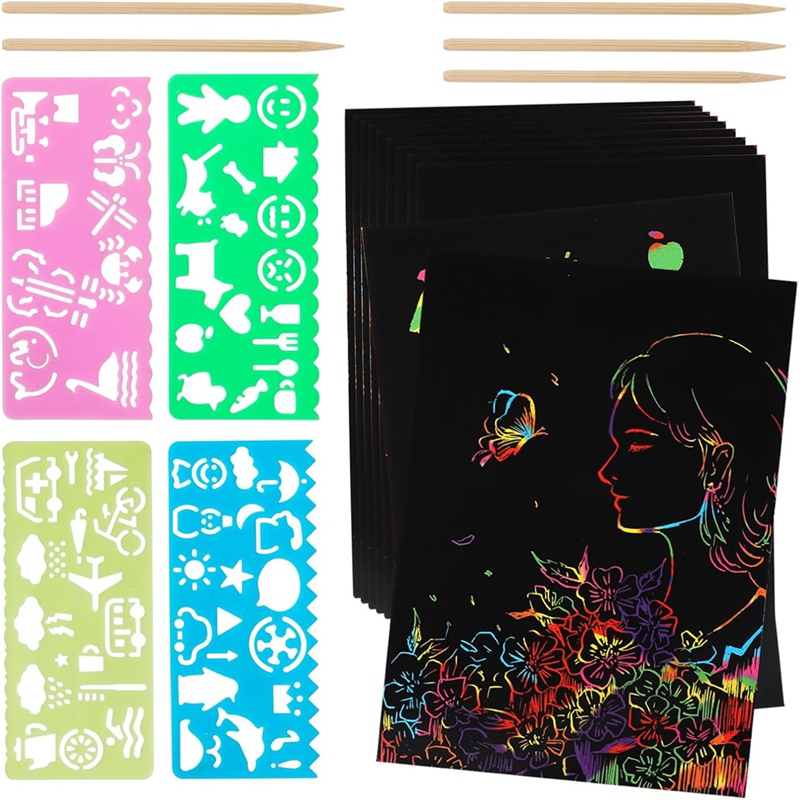 Scratch Paper Art Set, Black C - Art Craft Us recensie en prijs