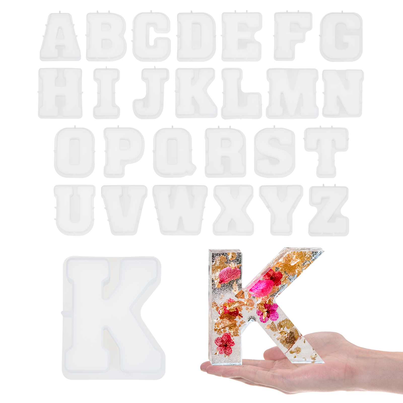 26Pcs Large Letter Resin Mold  - Art And Craft Letter Z recensie en prijs