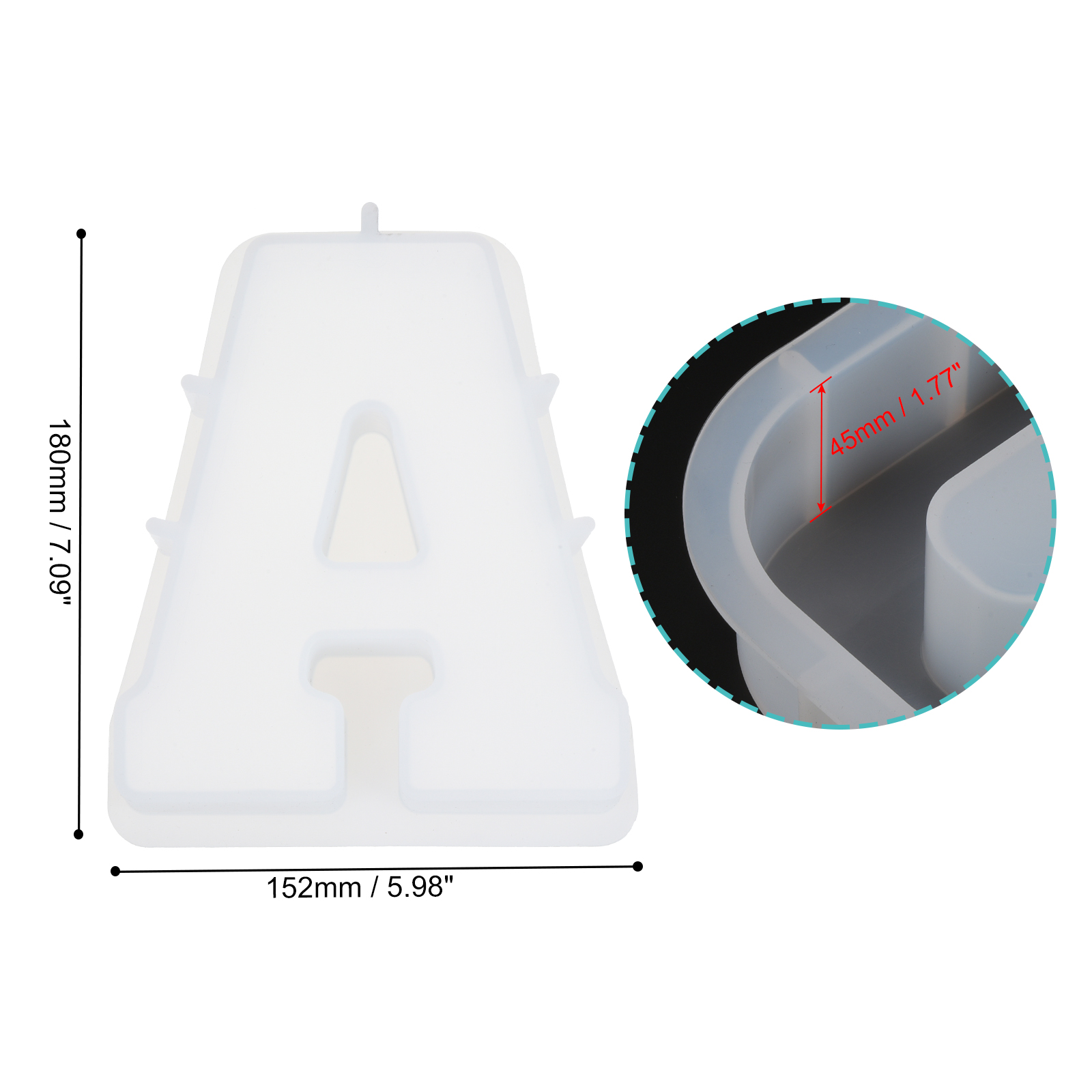 26Pcs Large Letter Resin Mold  - Art And Craft Letter Z recensie en prijs