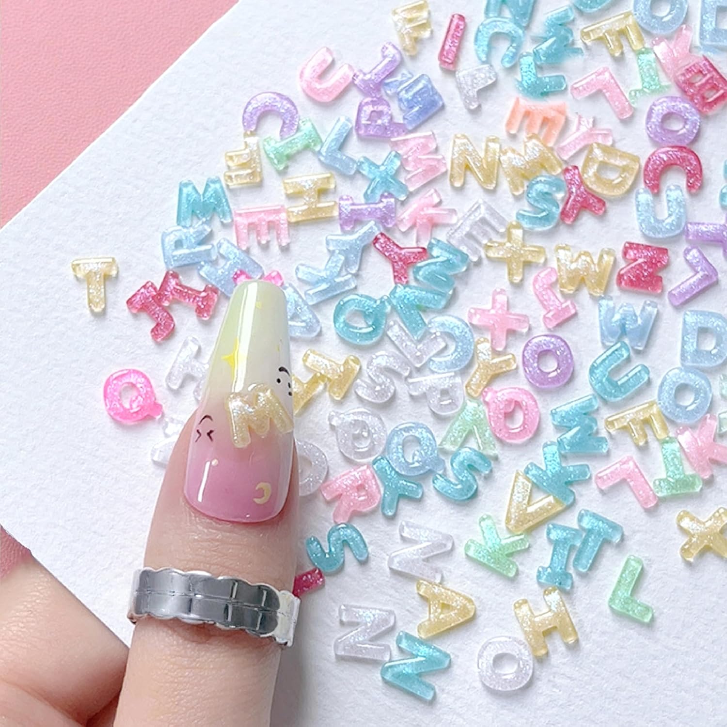 100pcs 3D Colorful Letter Nail - Art And Craft Letter Z recensie en prijs