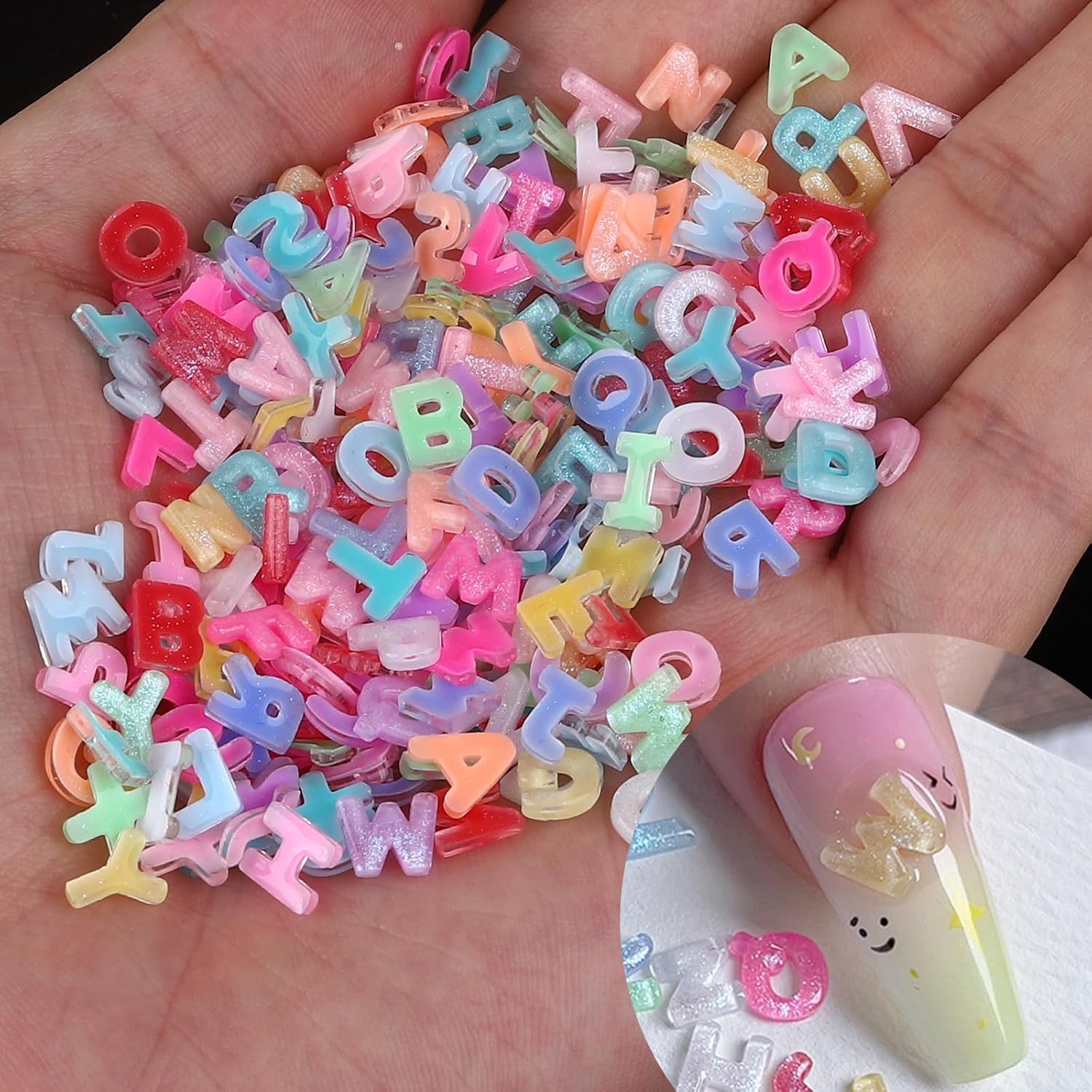 100pcs 3D Colorful Letter Nail - Art And Craft Letter Z recensie en prijs