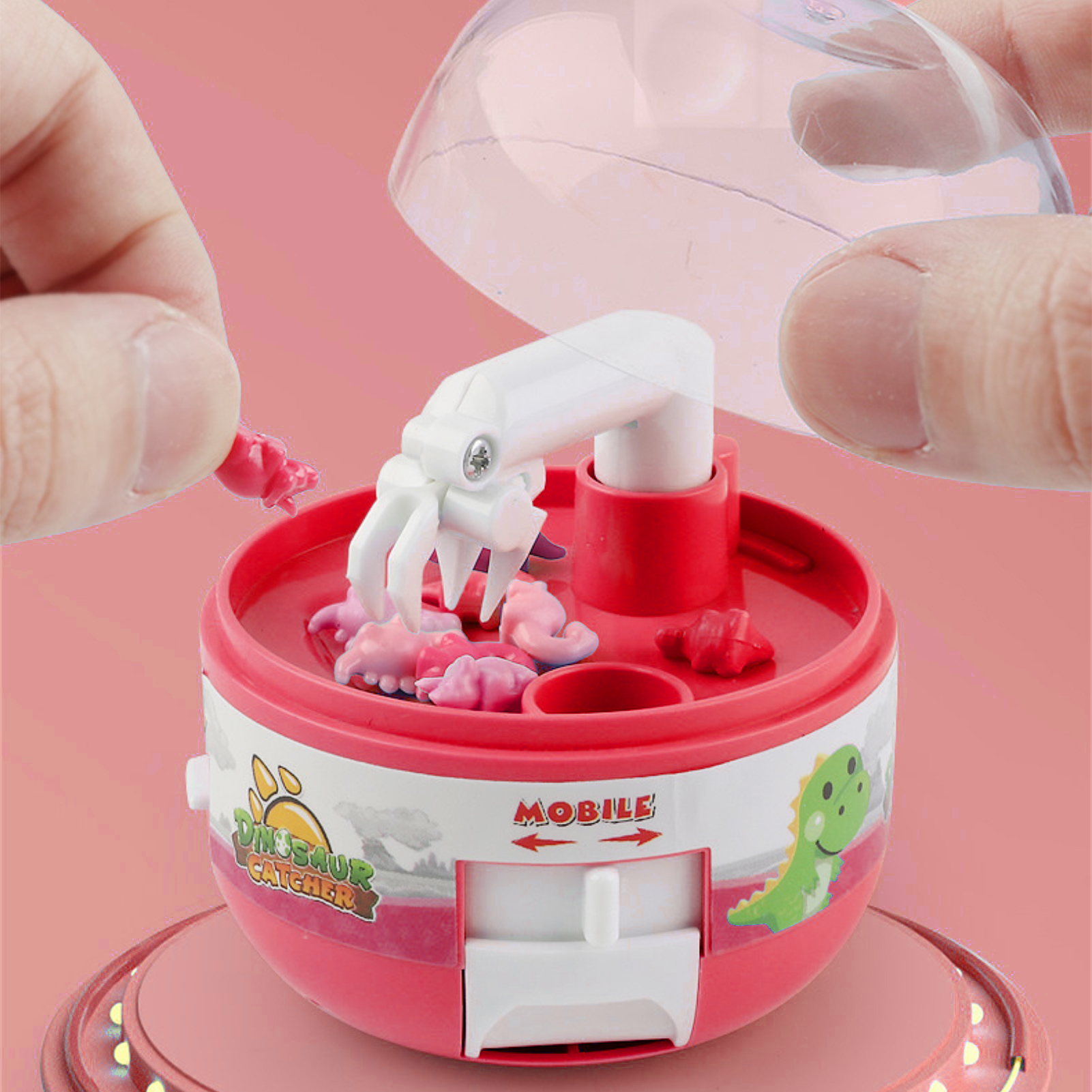 Anime Mini Claw Machine Capsul - Art Craft Dinosaur recensie en prijs
