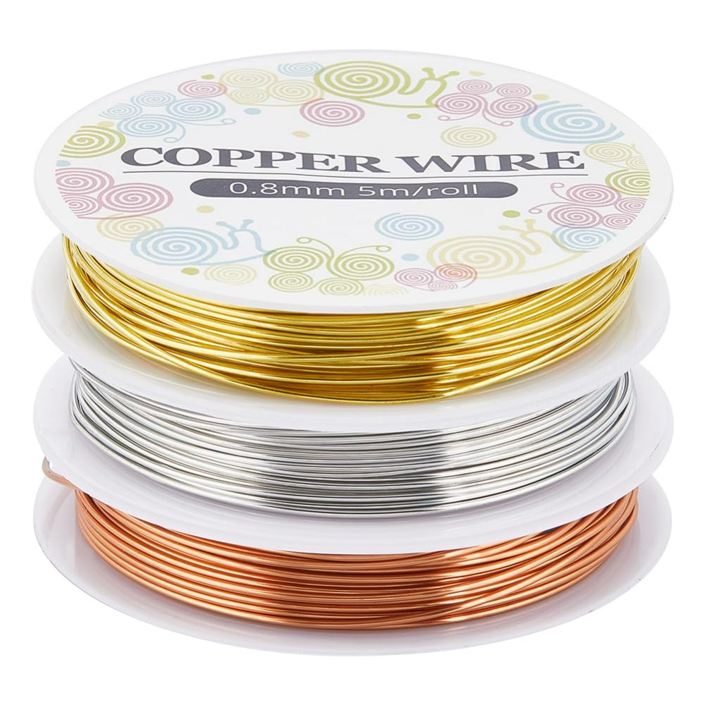 12.8M Copper Jewelry Wire 0.8m - Art Craft Wire recensie en prijs