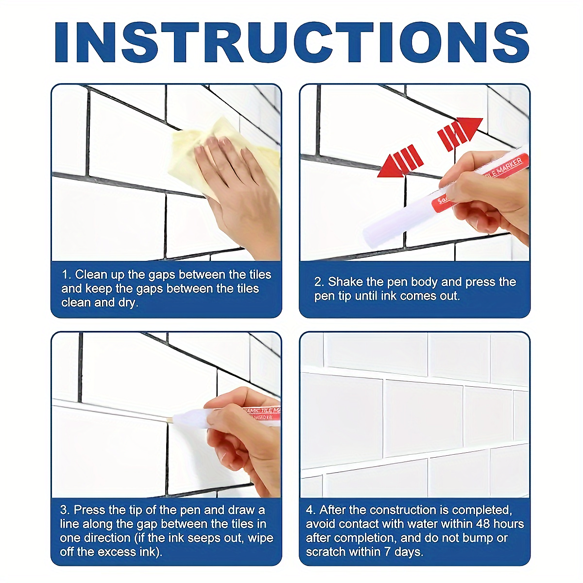 1pc Waterproof Tile Marker Gro - Mosaic Tile Supply recensie en prijs