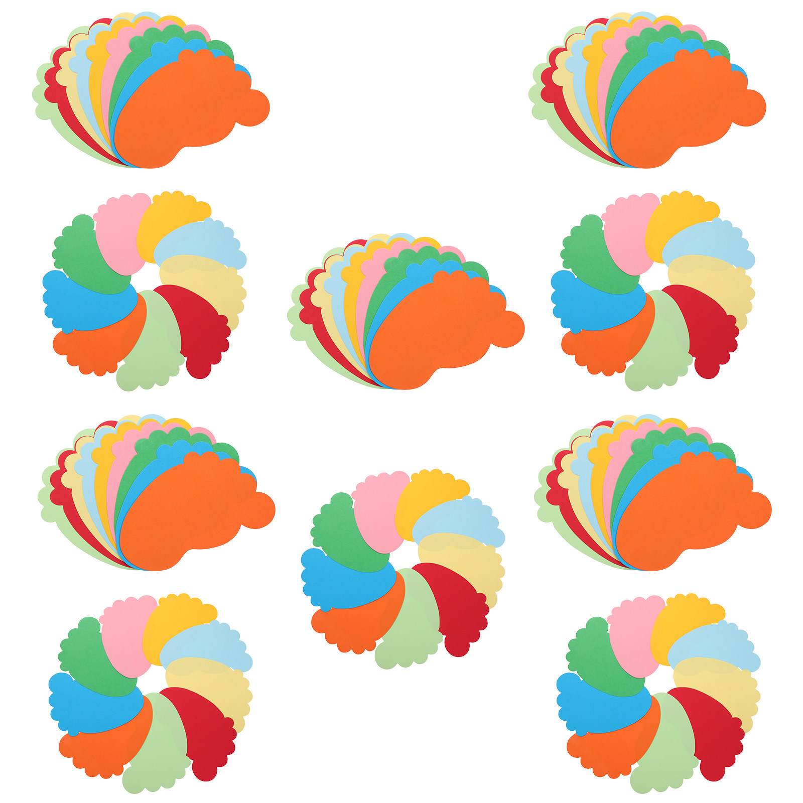 90Pcs Colorful Footprint Shape - Art Craft Diy recensie en prijs