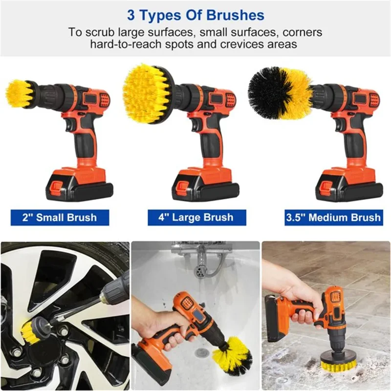 3 Pcs/Set Power Drill Brush Se - Mosaic Tile Supply recensie en prijs
