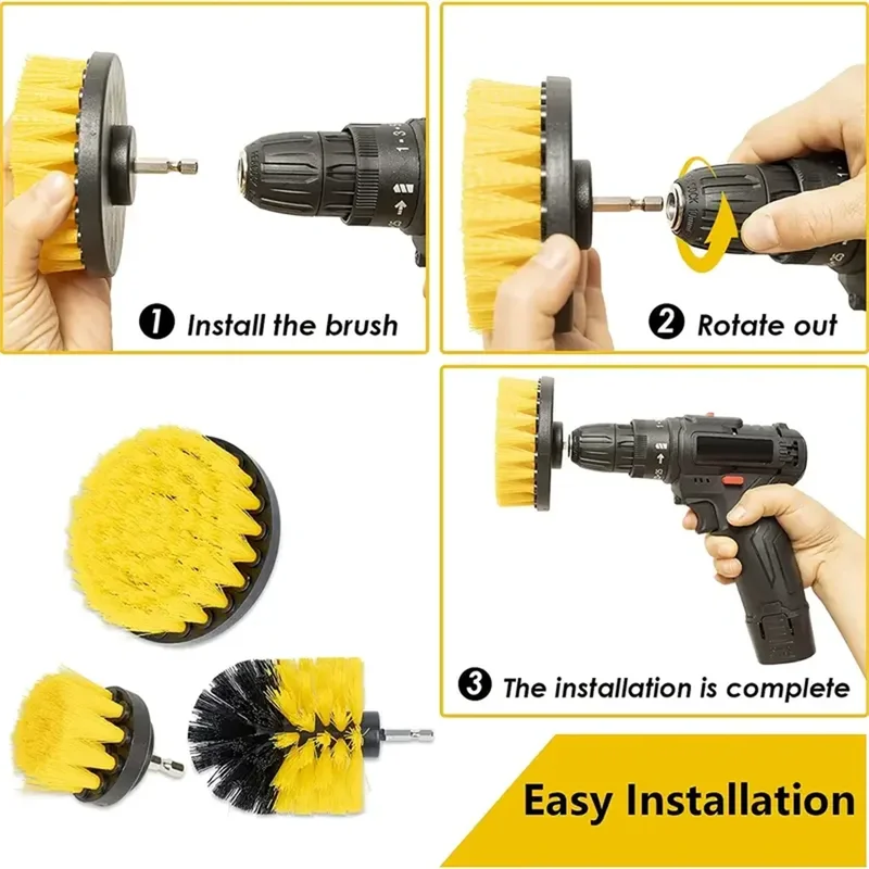 3 Pcs/Set Power Drill Brush Se - Mosaic Tile Supply recensie en prijs