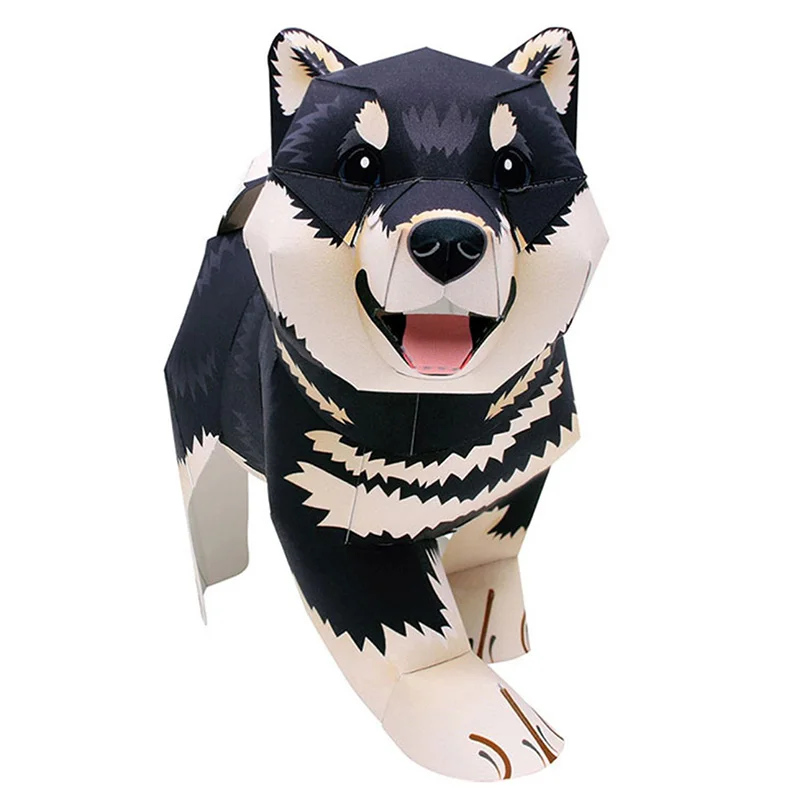 Black Shiba Inu Dog Handmade O - Art Craft Center recensie en prijs