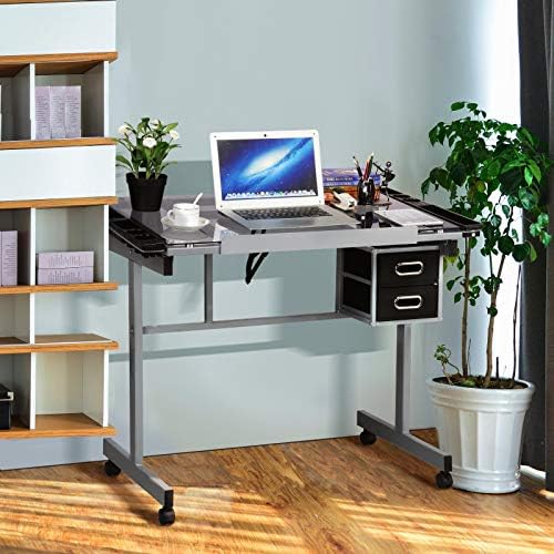 Drawing Desk Adjustable Glass  - Art Craft Wood recensie en prijs