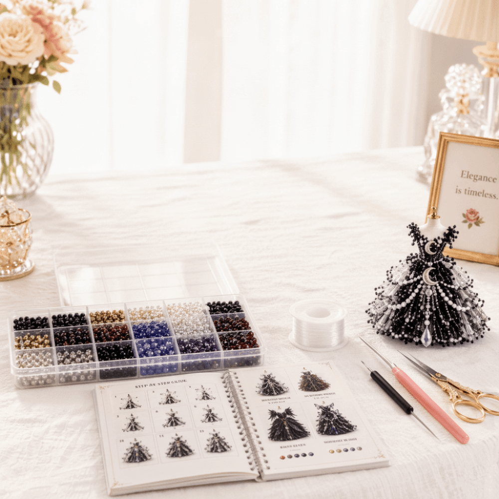 Tiny Beads 3D Beaded Dress Kit - Art Craft And Design recensie en prijs
