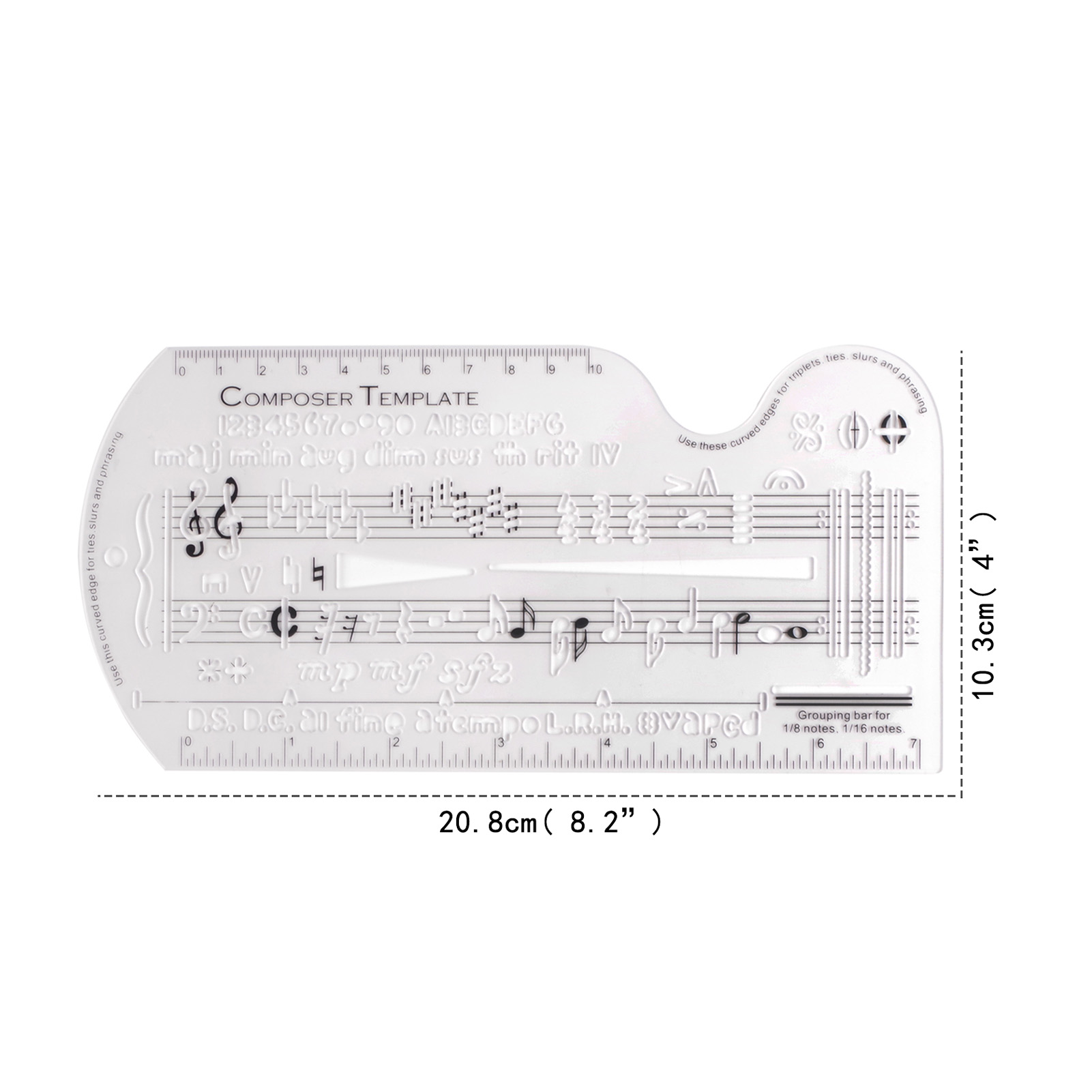 Composer Template Sheet Music  - Silk Screen Printing recensie en prijs