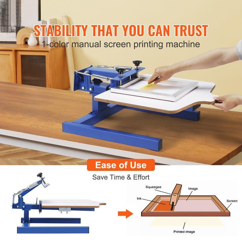 Screen Printing Machine, 1 Col - Silk Screen Printing recensie en prijs